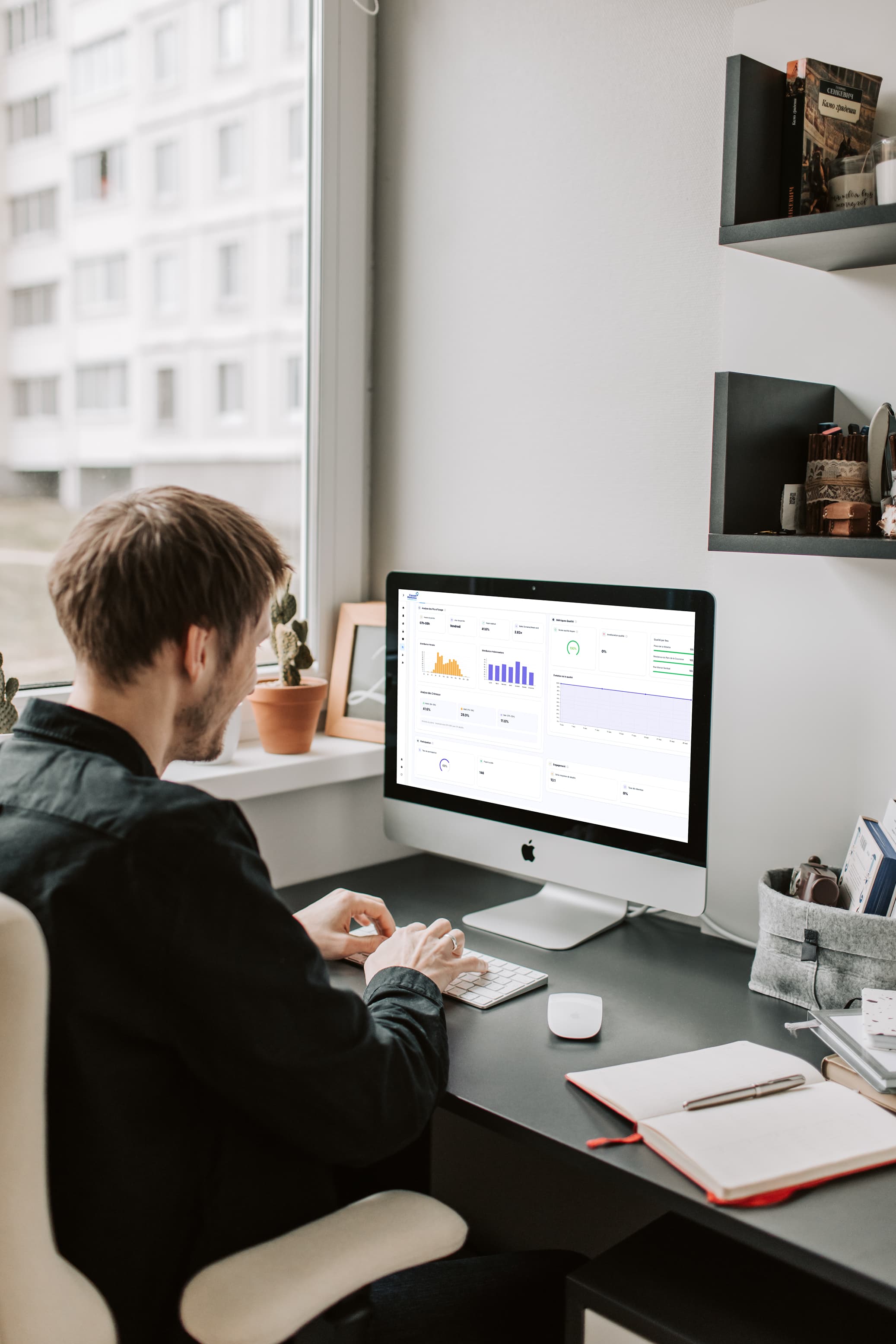 Responsable suivant les indicateurs de collecte sur le tableau de bord Cicle